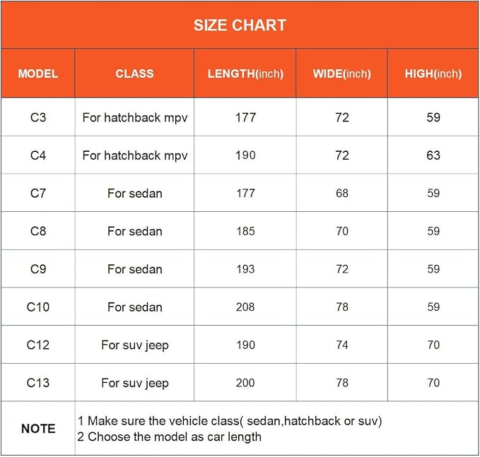 Kayme Car Covers for Automobiles Waterproof All Weather - Image 6