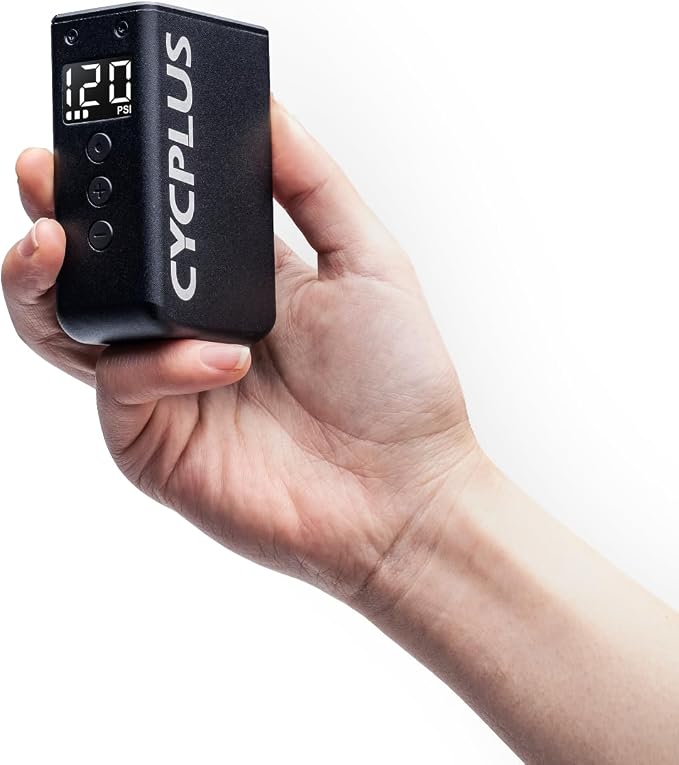 CYCPLUS Tiny Pump Mini with Gauge, Max 120 PSI Cordless Bicycle Air Pump by CYCPLUS