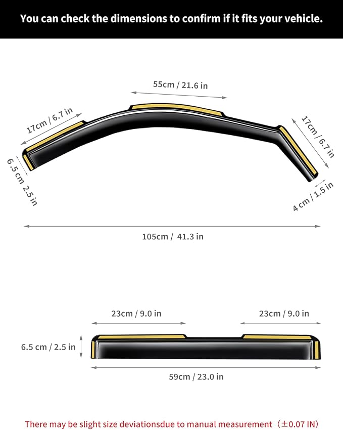 in-Channel Window Rain Guards Fit - Image 6