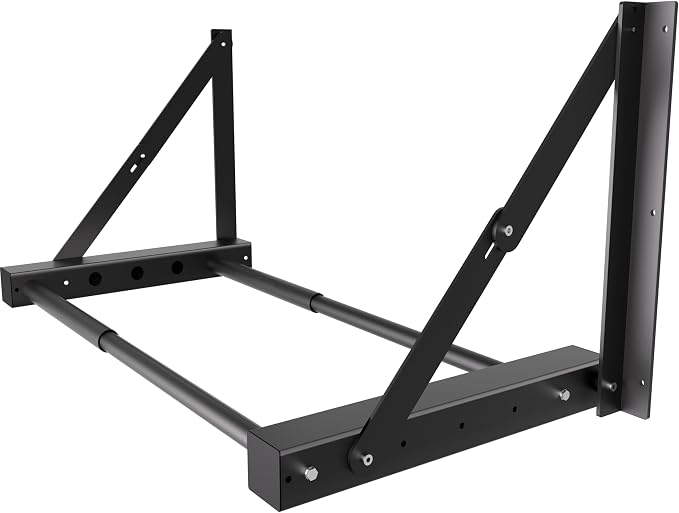 Wall Mount Folding Tire Rack, 32 to 48 Inches Wide Adjustable Tire Storage Rack by TRUSOON