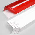 4PCS 45" White Metal Corner Protectors, Aluminum Self Adhesive Corner Guards by Jiekayi