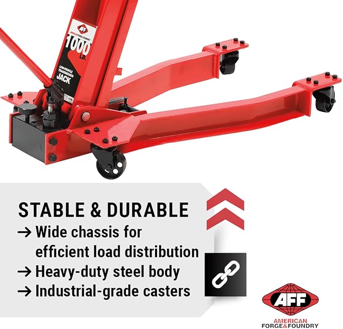 AFF Low Profile Manual Hydraulic Transmission Jack - Image 4