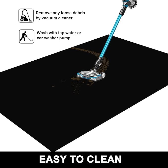 AiBOB Oil Spill Mat, Garage Floor Mat Under Car, 6ft X 8 ft, Waterproof Backing - Image 6