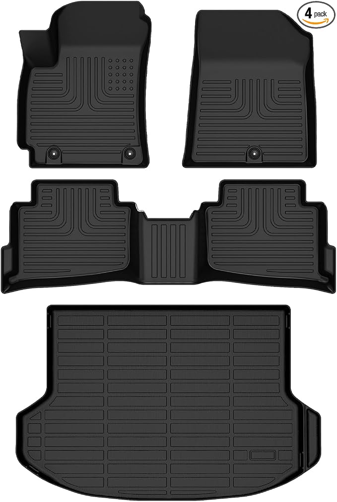 Wayhigh-All Weather Floor Mats and Cargo Liner Set Fit by Wayhigh