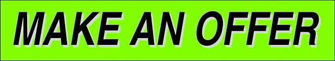 Ez-line Vinyl Windshield Stickers 3 Dozen 15 Inch Chartreuse Slogan Dealership - Image 3