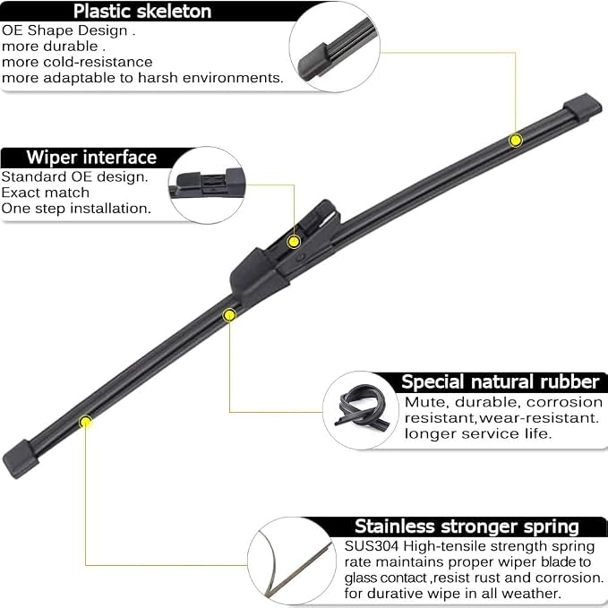 AUTOBOO 25"+22" Windshield Wipers - Image 5