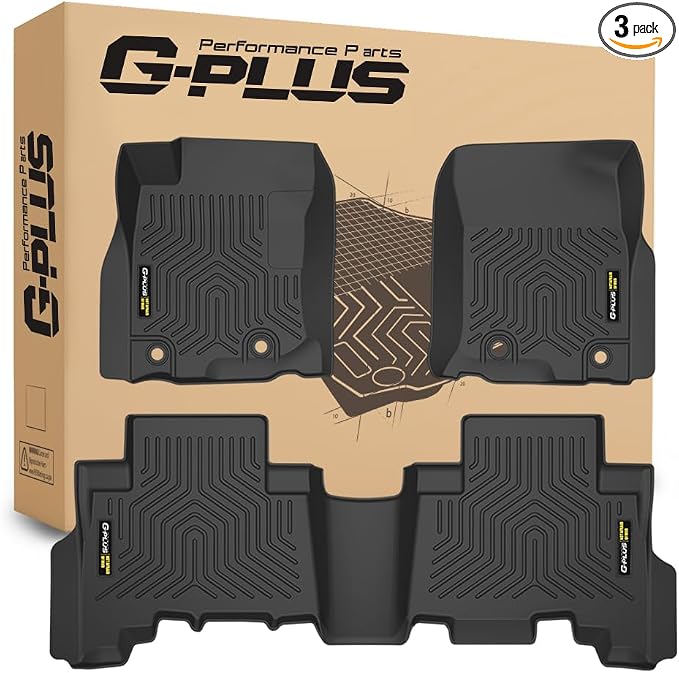 G-PLUS Floor Mats for Toyota 4Runner 2013-2024 & Fit Lexus GX460 2014-2023 by G-PLUS