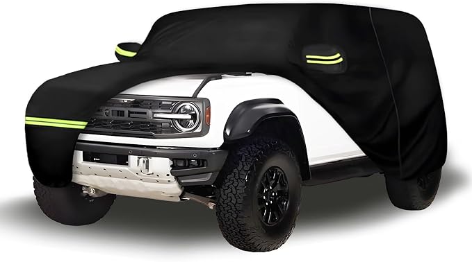 Waterproof Car Covers for 2021-2024 Ford Bronco 2 Door 210T Custom Outdoor by ATBKJ