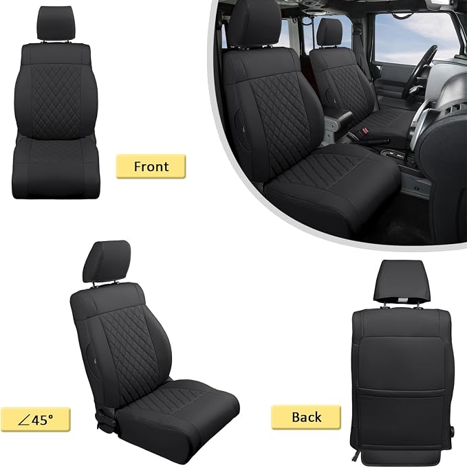 GIANT PANDA Customized Full Set Car Seat Covers - Image 5