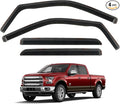 in-Channel Rain Guards for Trucks 2015-2020 Ford F150 SuperCrew, 17-23 Ford by CHYKORLA