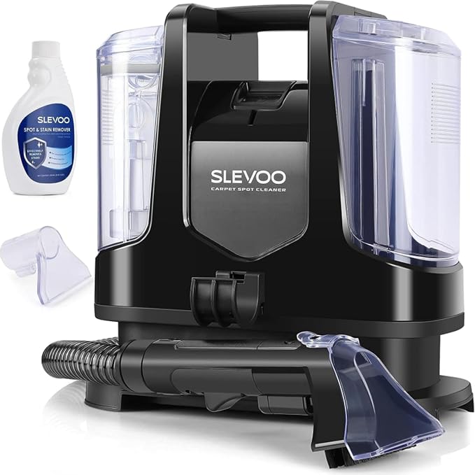 Carpet Cleaner Machine 10.5Kpa Strong Suction, 400W Powerful Motor, Portable by Slevoo
