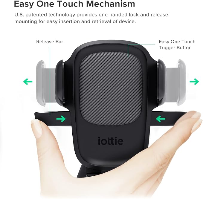 Kenu Airframe+, Air Vent Car Phone Holder Mount & Easy One Touch 5 Dashboard & - Image 6