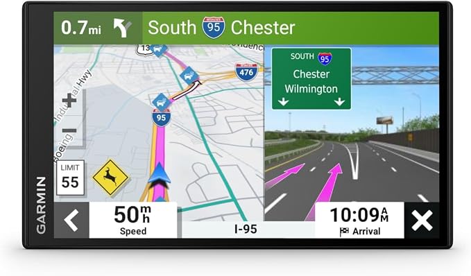 Garmin DriveSmart 55 EX with Traffic, 5.5-inch Car GPS Navigator with Bright by Garmin