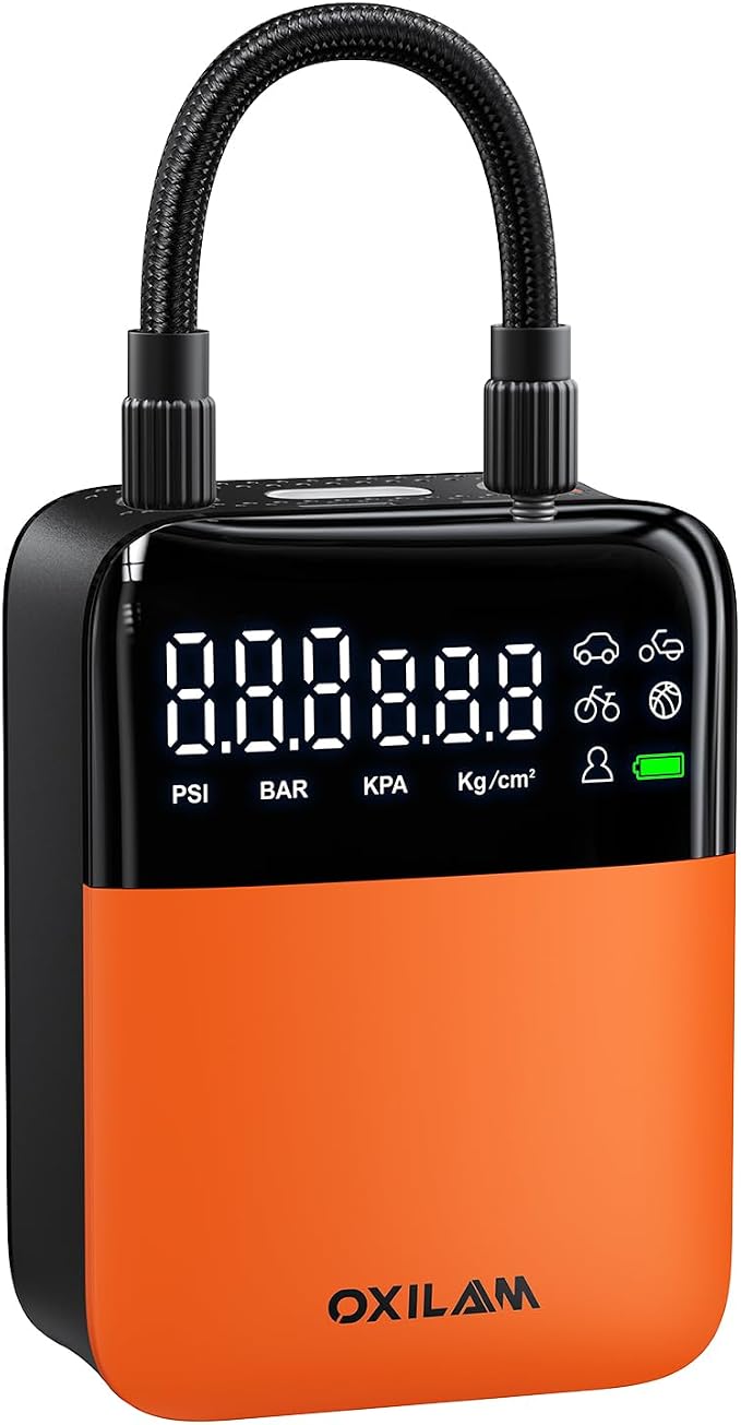 OXILAM C1 Tire Inflator Portable Air Compressor by OXILAMDIRECT