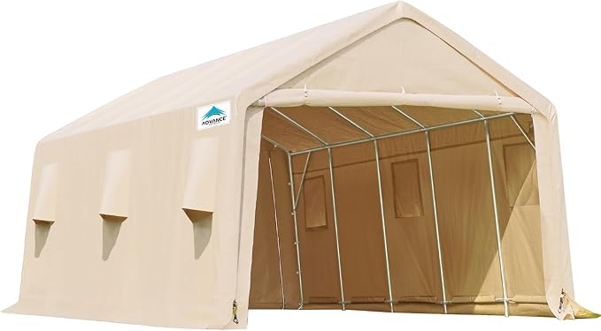 ADVANCE OUTDOOR 13x20 ft Garage Tent Carports by ADVANCEOUTDOOR