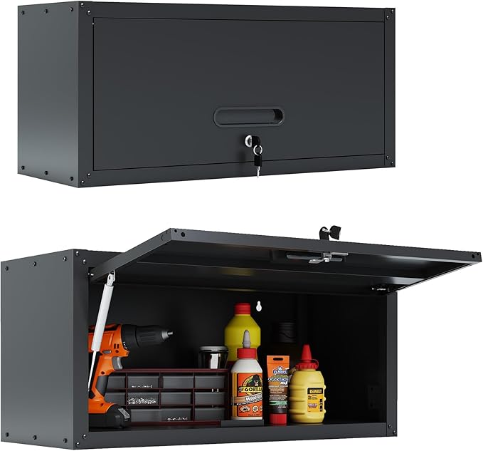 Garage Wall Cabinet, Metal Wall Cabinet by VIYET