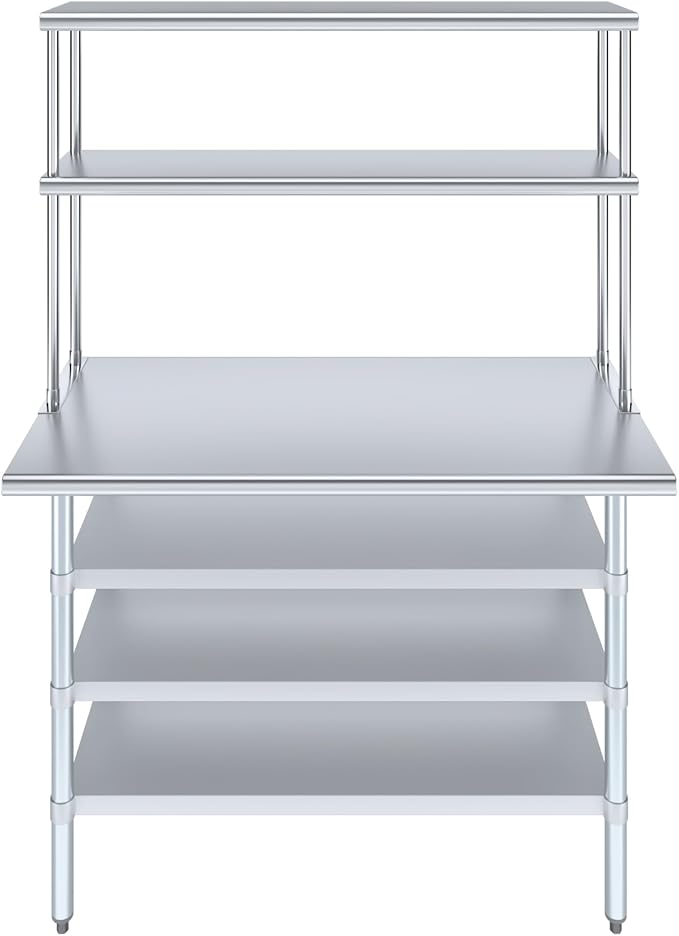 Amgood (24" x 48" Stainless Steel Work Table - Image 2