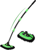 53" 15° Curved Car Wash Brush by Nicecastle