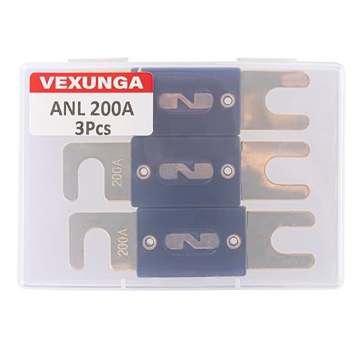 200A ANL Fuse 200 Amp Inline Blade Fuses 32V - Image 5