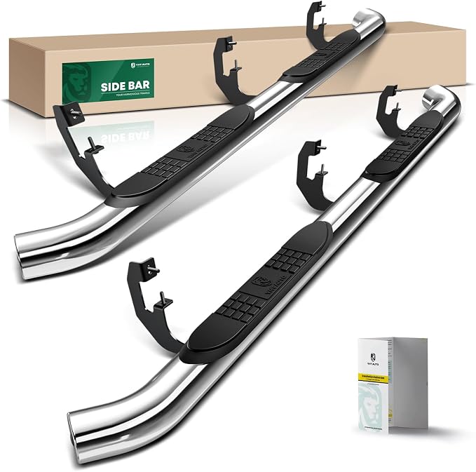 YHTAUTO 3 Inch Running Boards Side Steps Fit 2007-2019 Chevy Silverado & GMC by YHTAUTO