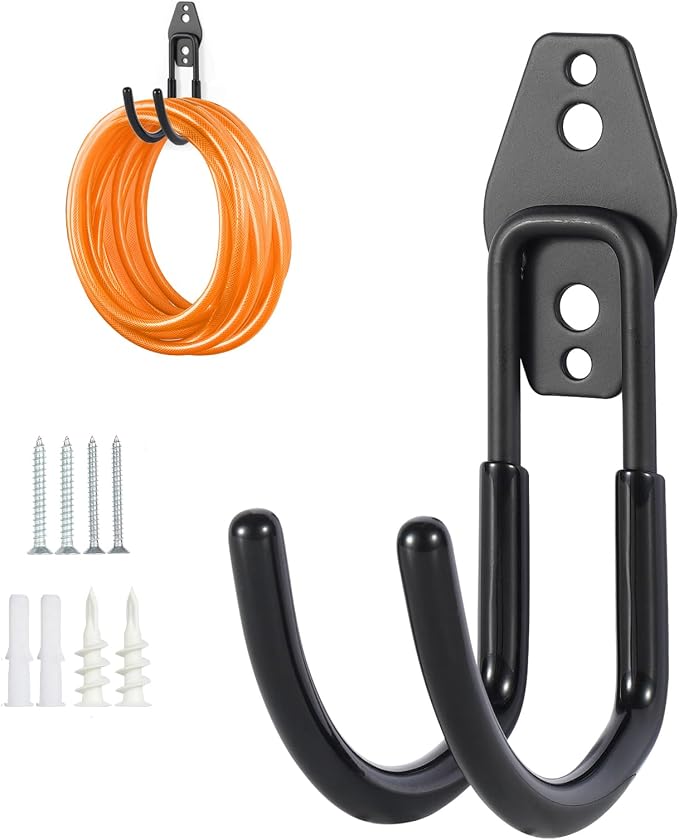 Garage Hanging Hooks Wall Mount, Garage Tool Storage Hooks, Wall Hangers by Unknown