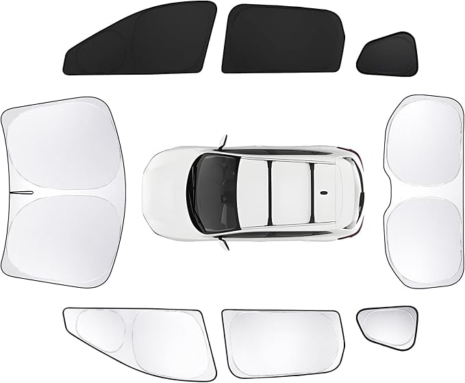 8pcs Car Window Shades for Nissan Rogue Sport 2017-2024 Accessories, Windshield by Unknown