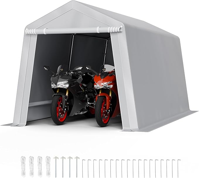VEVOR Outdoor Storage Shed, 8 x 14 ft Portable Storage Tent by VEVOR