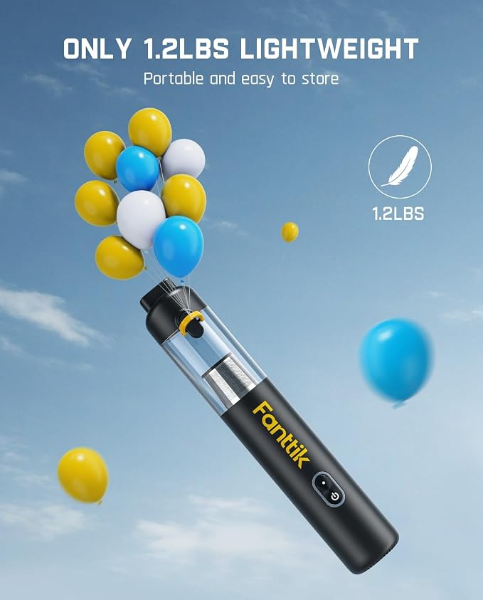 Fanttik Slim V8 Mate Cordless Car Vacuum Suction Power 12000Pa, Portable Mini - Image 4
