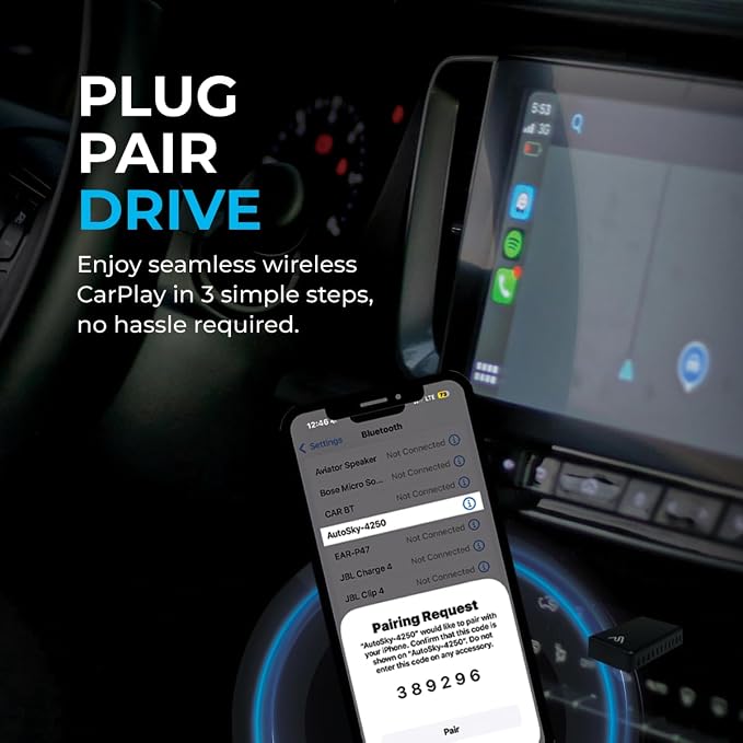 2026 Wireless CarPlay Adapter 8PRO by AUTOSKY – Convert Wired to Wireless - Image 5