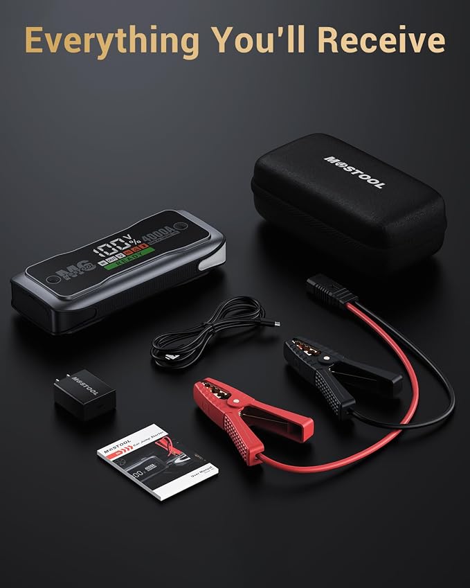 MOSTOOL M6 4000A Flagship Car Jump Starter, 12V Professional Battery Pack - Image 9