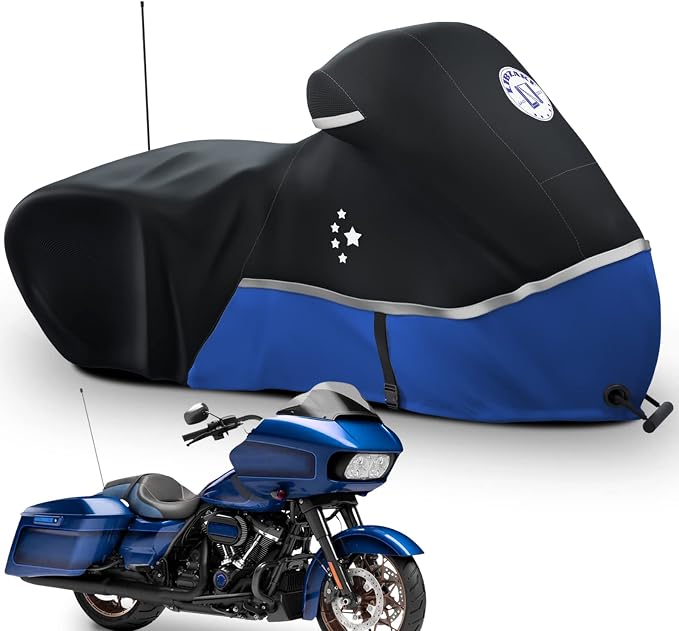 Motorcycle Cover Storage for Touring Models Harley Davidson Road King, Road by LILIBZAKI