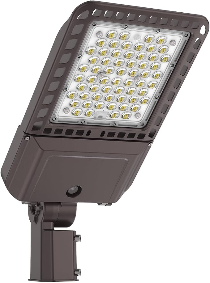Parking Lot Light 200W 30, 000LM Slip Fitter Led Street Pole Light by DEMILARE