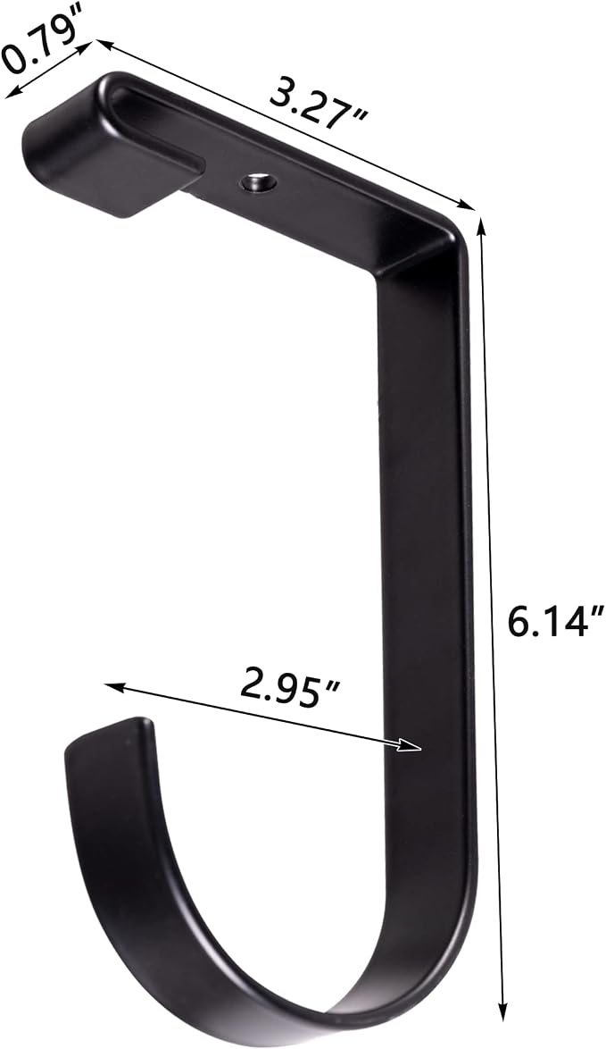 12-Pack Heavy Duty Add-On Storage Flat Hook Accessory - Image 2