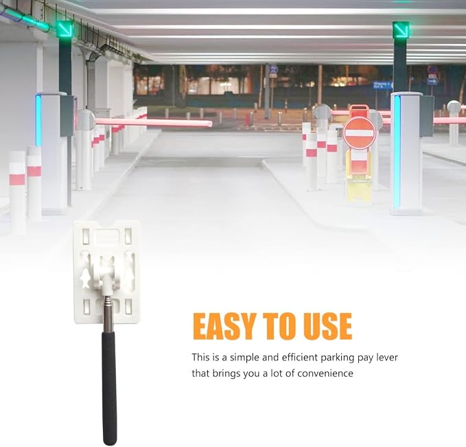 VICASKY Telescopic Rod Card Holder Reacher, Vehicle Parking Toll Swiping Stick - Image 3