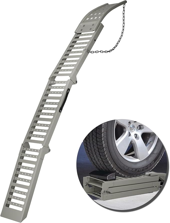 77.2" L x 9.8" W Truck Ramps, 1212 Lbs Loading Ramps by Evcitn