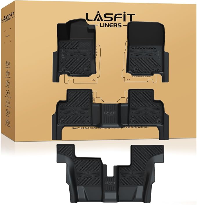 LASFIT Floor Mats Fit for Mercedes Benz GLS 2017-2019 350d / 450/550 / 63 AMG by LASFIT