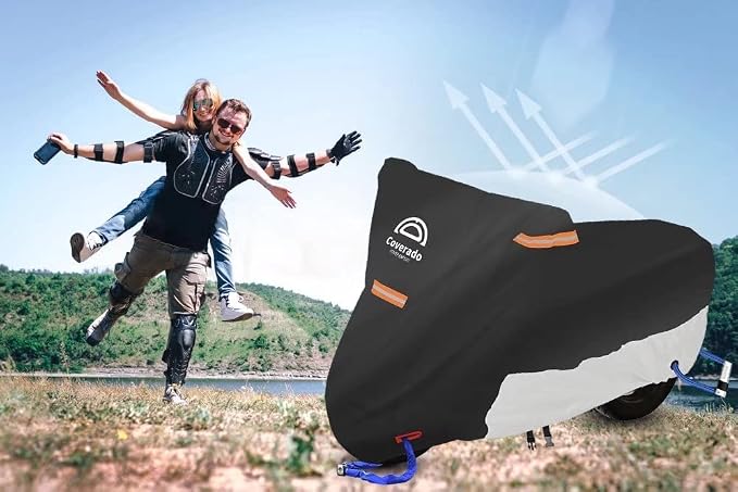 Motorcycle Cover Waterproof Outdoor, Coverado All Weather Protection Motorbike - Image 7