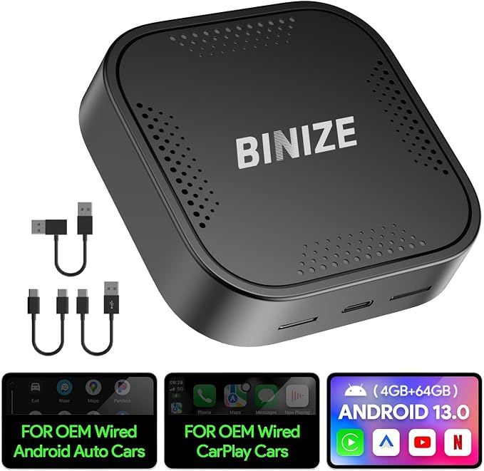 BINIZE CarPlay Ai Box 2.0 Wireless CarPlay/Android Auto by BinizeEnrichyourlife