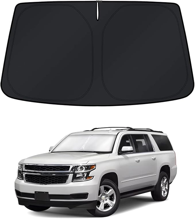KUST Windshield Sun Shade for 2015-2020 Chevrolet Chevy Suburban/Tahoe by KUST