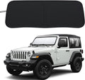 Premium Windshield Sun Shade for 2018-2025 Jeep Wrangler JL JLU & 2020-2025 by PIMCAR