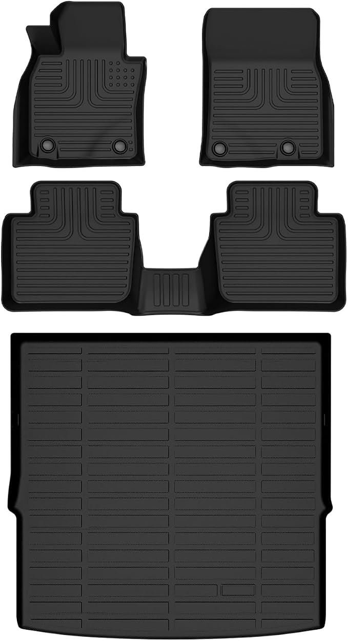 All Weather Floor Mats and Cargo Liners Set Fit by Wayhigh