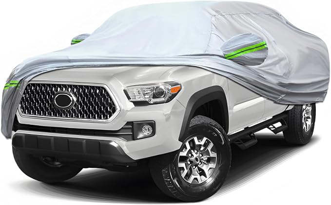 KEYOOG 6-Layer Full Car Cover is All-Weather Waterproof, Heavy Outdoor Pickup by KEYOOG