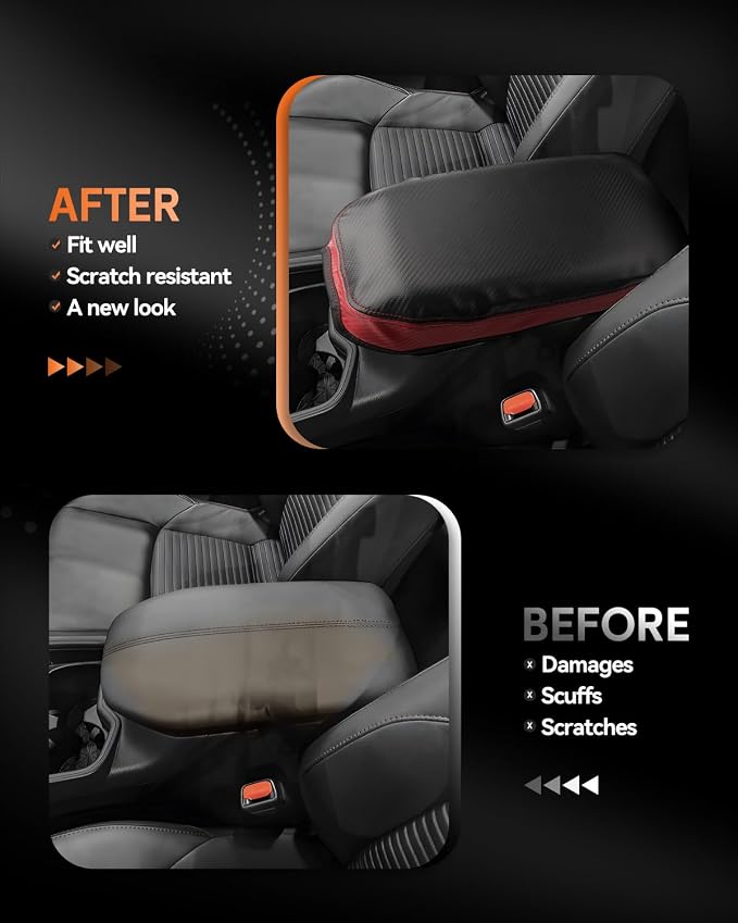 CDEFG for Toyota RAV4 2019-2025 Center Console Cover Armrest Box Cover for RAV4 - Image 3