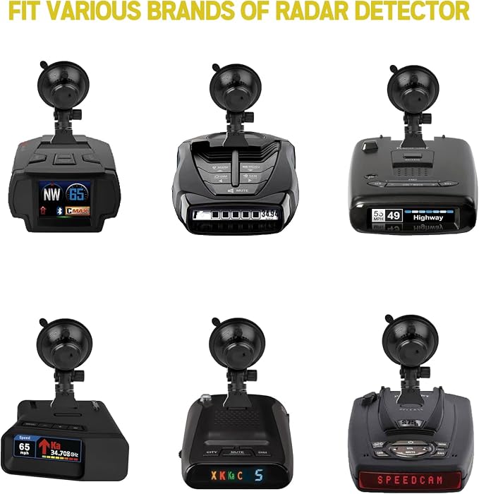 Xislet Radar Detector Mount for Car Truck Vehicle Sedan Windshield Super - Image 6