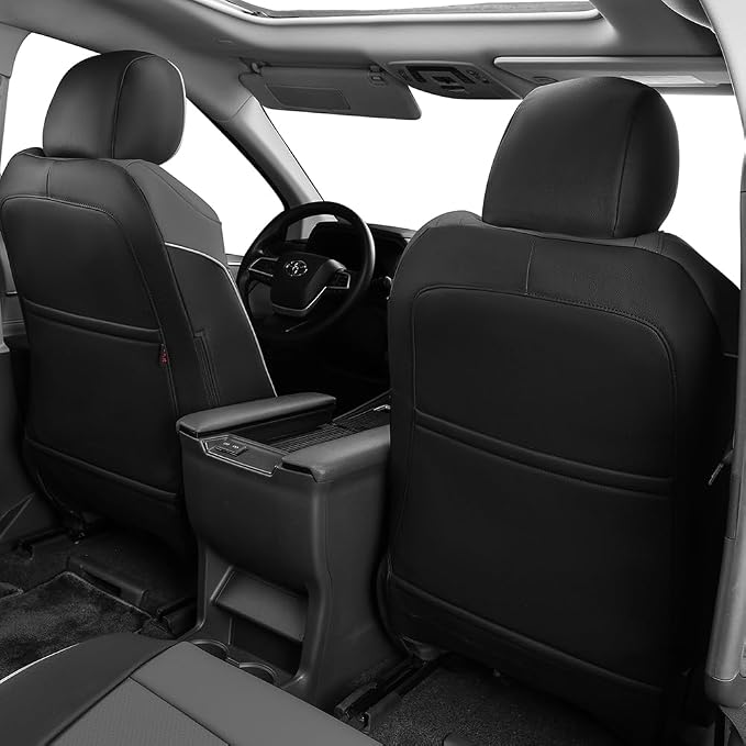 EKR Sienna Seat Covers for 2011-2020 Toyota Sienna L, 7 Seats, 2nd Row Captain - Image 4