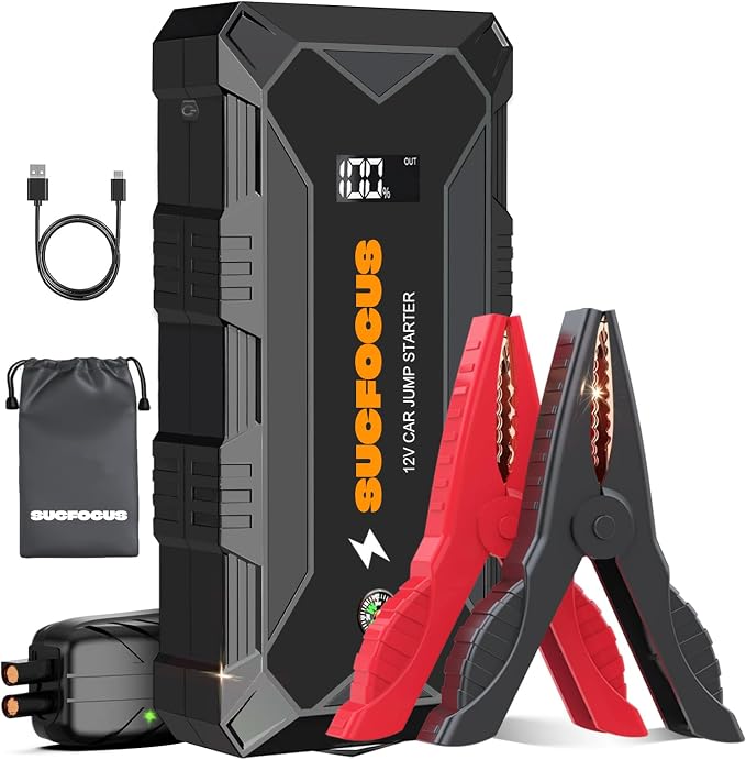 Jump Starter, 2500A Battery Jumper Starter Portable, Car Battery Jump Starter by SUCFOCUS