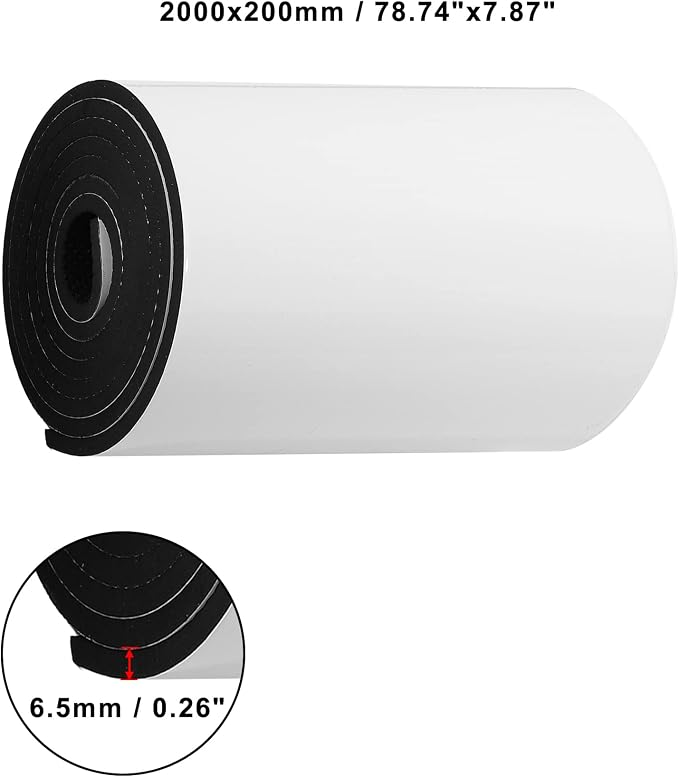 X AUTOHAUX 2000x200x6.5mm Car Garage Wall Guard Door Bumper Protector Anti - Image 3