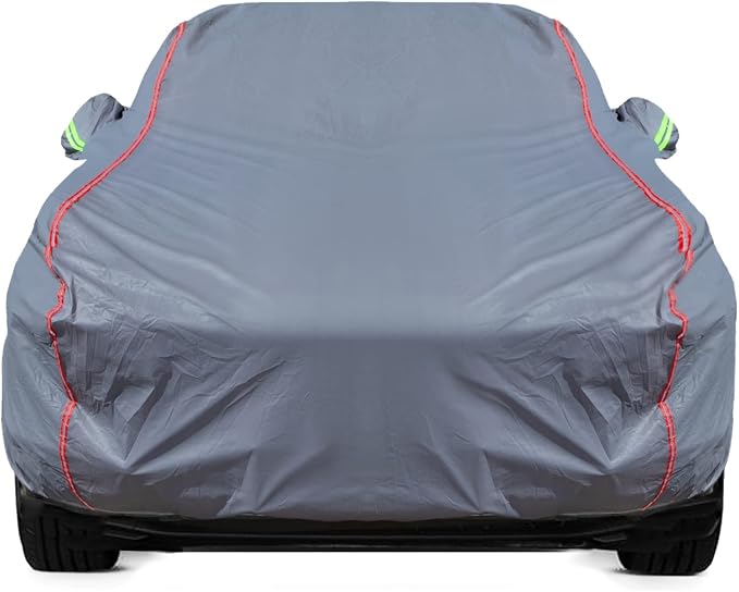 Breathable New Material, Waterproof Car Cover, Locks and Zipper Doors, by QUYDDC