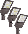 LED Parking Lot Lights 150W Slip Fitter Mount Outdoor Street Pole Light by DEMILARE
