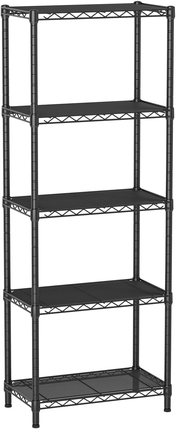 SINGAYE 5 Small Wire Shelves Kitchen Pantry Close Home Organizers and Storage - Image 9